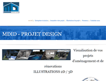 Tablet Screenshot of mdid-projetdesign.com
